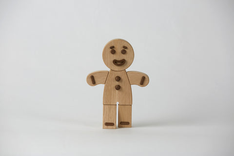 Boyhood Gingerbread Man - White Oak Small