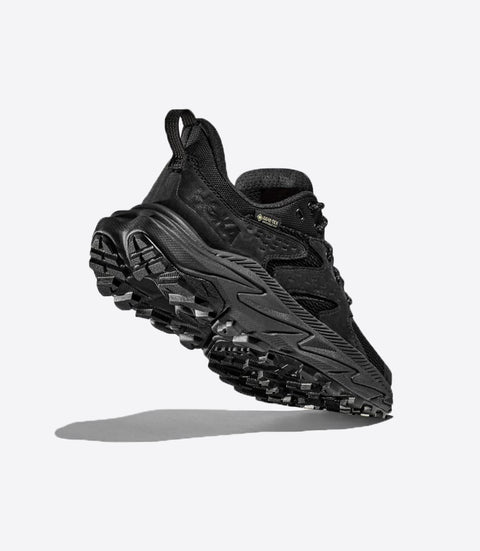 HOKA Kid's Anacapa 2 Low Goretex - Black / Black