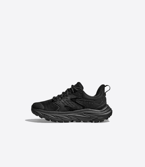 HOKA Kid's Anacapa 2 Low Goretex - Black / Black