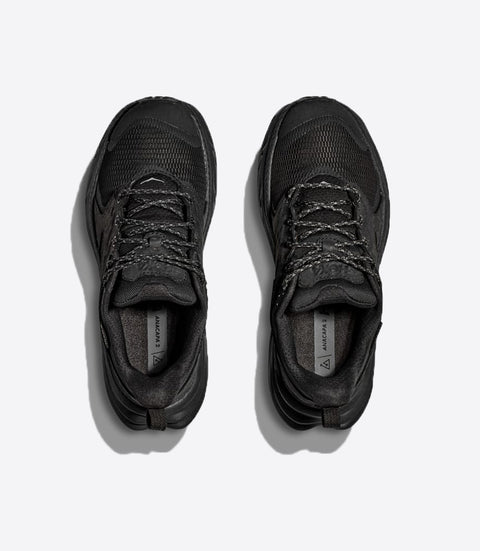 HOKA Kid's Anacapa 2 Low Goretex - Black / Black
