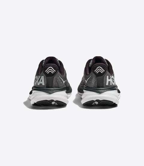 HOKA Kid's Clifton 9 - Black/White