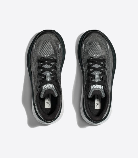HOKA Kid's Clifton 9 - Black/White