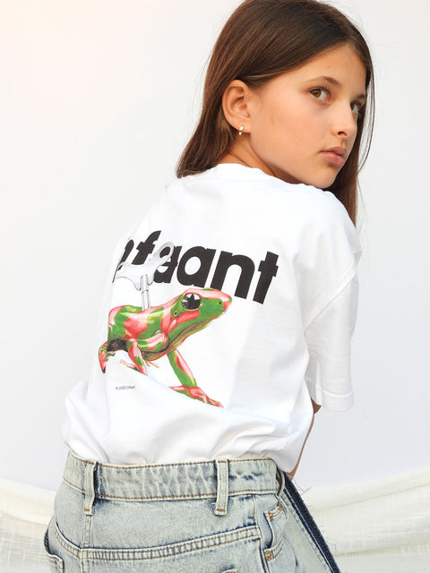 infaant - Human Behaviour Tee - Frog Logo Green