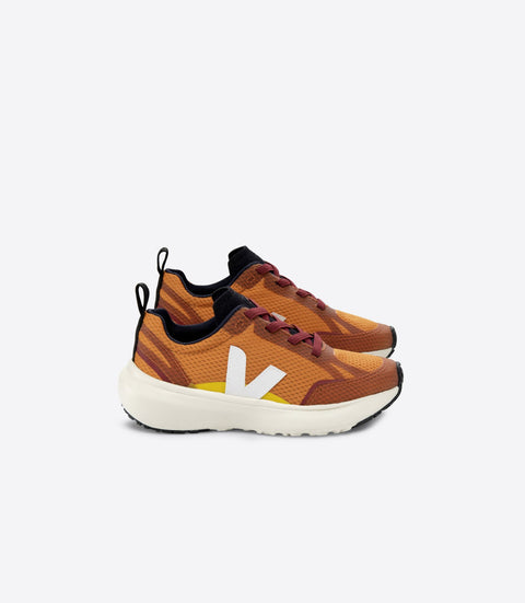 VEJA Kids Canary - Pumpkin White