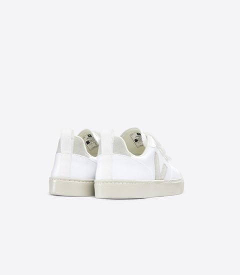 VEJA Kids V-10 CWL Velcro - White Natural