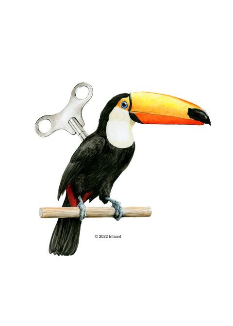 infaant - Human Behaviour Tee - Toucan Logo