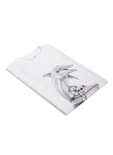 infaant - Human Behaviour Tee - Dolphin