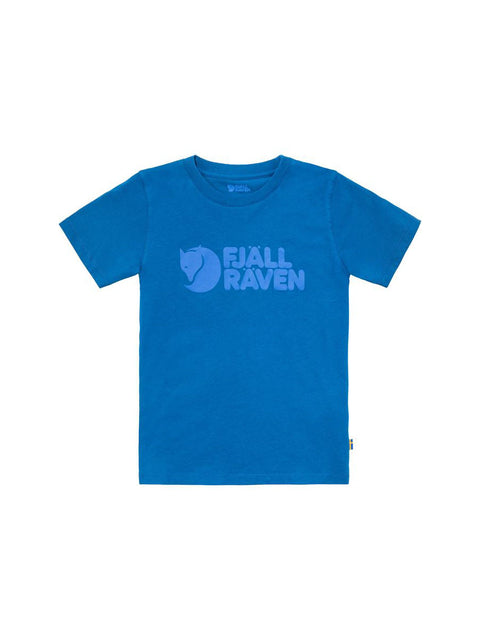 Fjallraven Kids Logo Tee - Alpine Blue