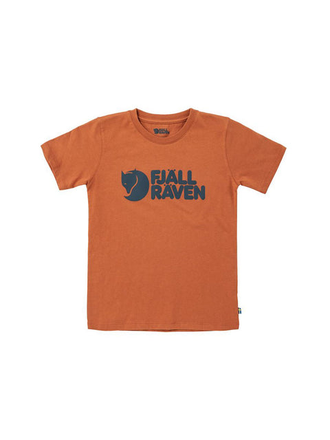 Fjallraven Kids Logo Tee - Terracotta Brown