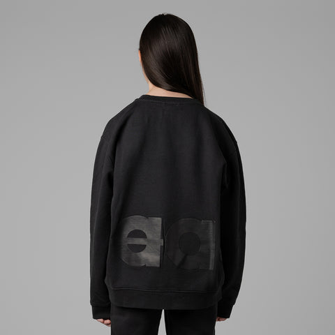 infaant Back Logo Sweat - Washed Black