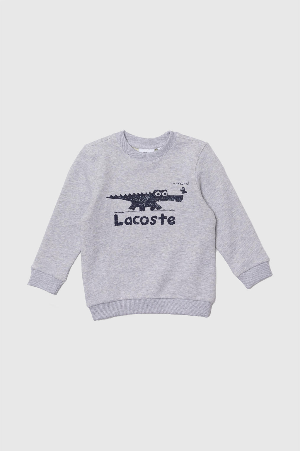 Lacoste Crocodile Print Sweat Grey Infaant