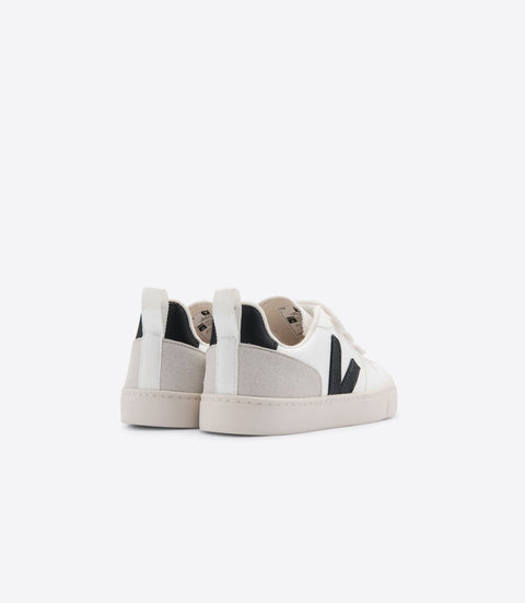 VEJA Junior V-10 CWL Velcro - White Black
