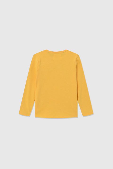 Wood Wood Kids - Kim Arch LS Tee - Sunflower