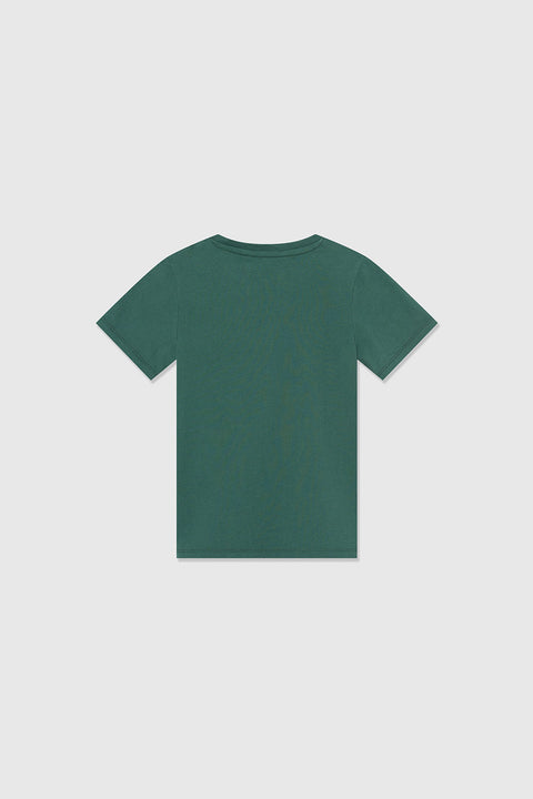 Wood Wood Kids - Ola Arch Tee - Forest Green