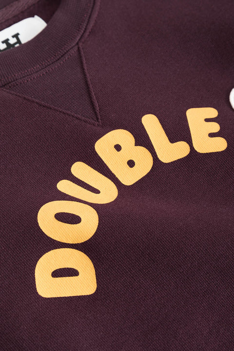 Wood Wood Kids - Rod Arch Sweatshirt - Burgundy