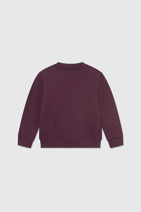 Wood Wood Kids - Rod Arch Sweatshirt - Burgundy