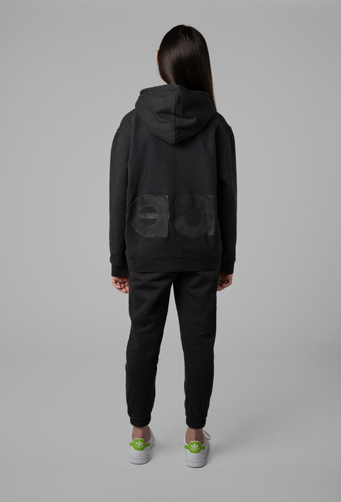 infaant Back Logo Hoodie - Washed Black