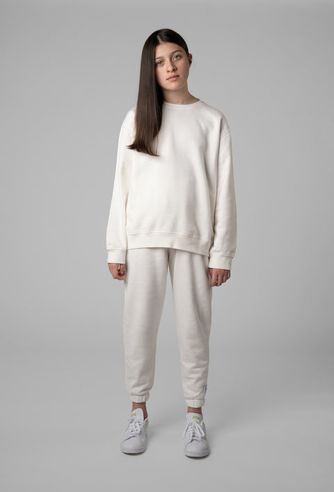 infaant Back Logo Sweat - Off White