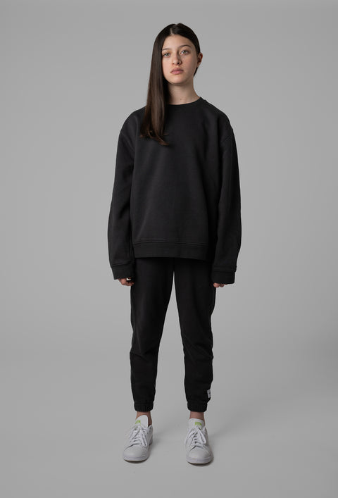 infaant Back Logo Sweat - Washed Black