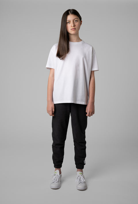 infaant Back Logo Tee - White/Washed Black
