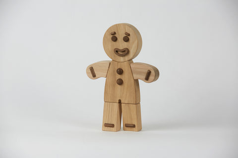 Boyhood Gingerbread Man - White Oak Small