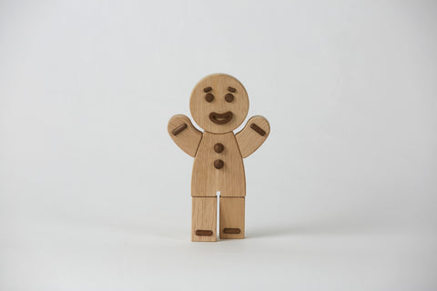 Boyhood Gingerbread Man - White Oak Small