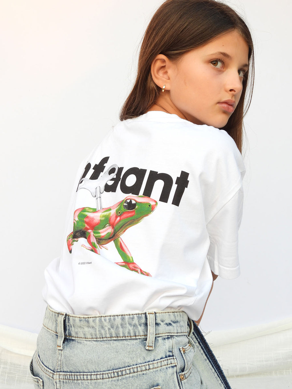 infaant - Human Behaviour Tee - Frog Logo Green – Infaant