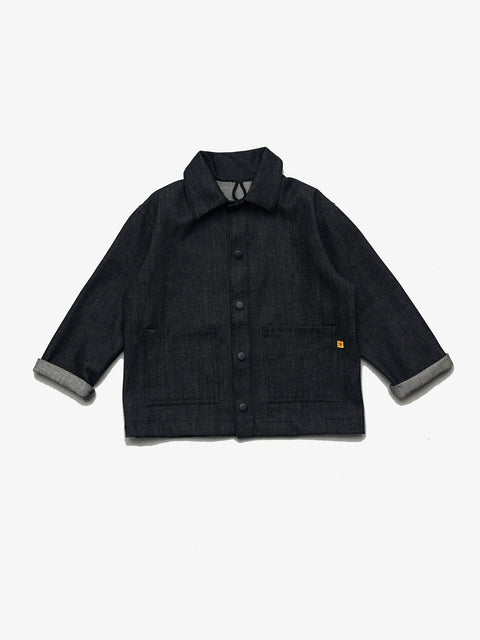 P Denim Jacket (BCI Cotton) - Charcoal