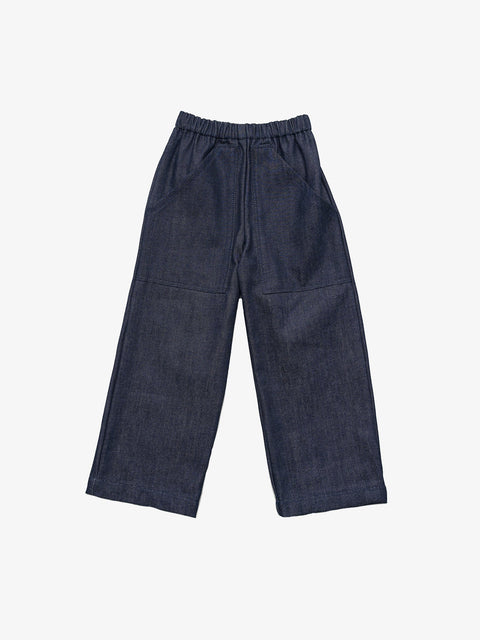 P Denim Wide Jeans (BCI Cotton) - Indigo
