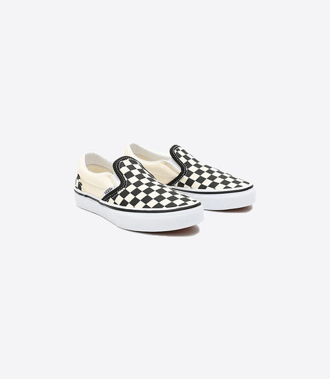 VANS Junior Classic Slip-On - Black White Checkerboard