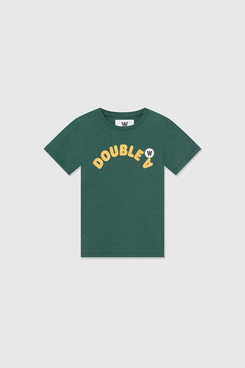 Wood Wood Kids - Ola Arch Tee - Forest Green