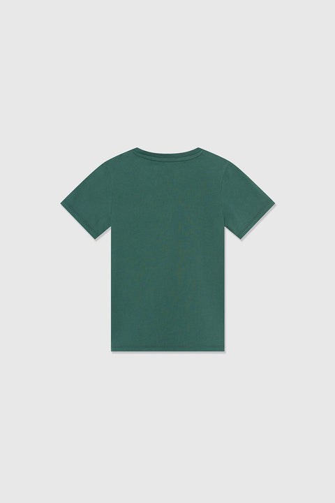 Wood Wood Kids - Ola Arch Tee - Forest Green