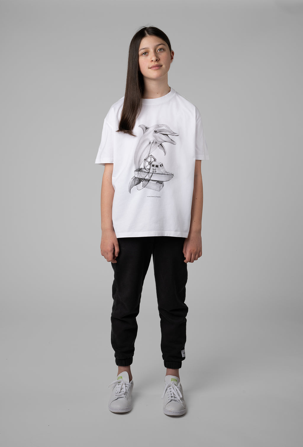 infaant - Human Behaviour Tee - Dolphin – Infaant